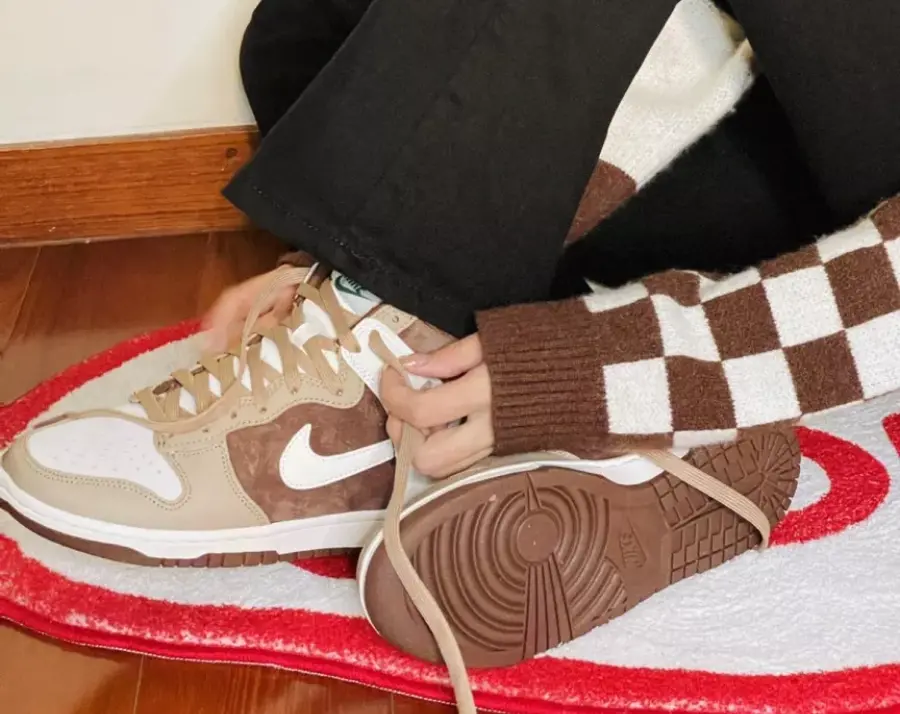 Giày Nike Dunk High “Light Chocolate” DH5348-100 - Ảnh 4