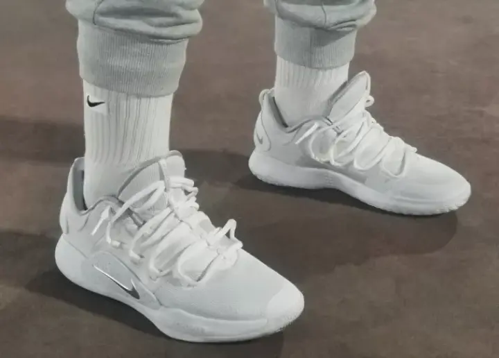Giày Nike Hyperdunk X Low 'White Pure Platinum' AR0465-100 - Ảnh 6