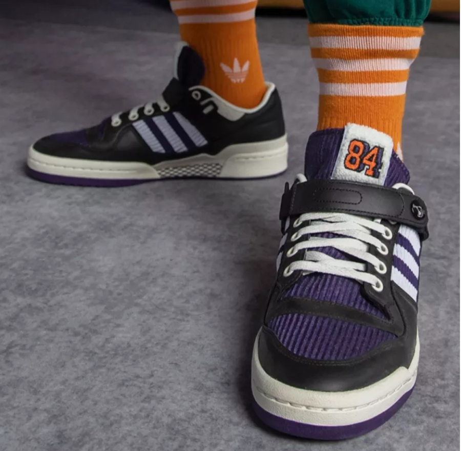 Giày Adidas Originals Forum 84 Low 'Black Purple' HQ7001 - Ảnh 4