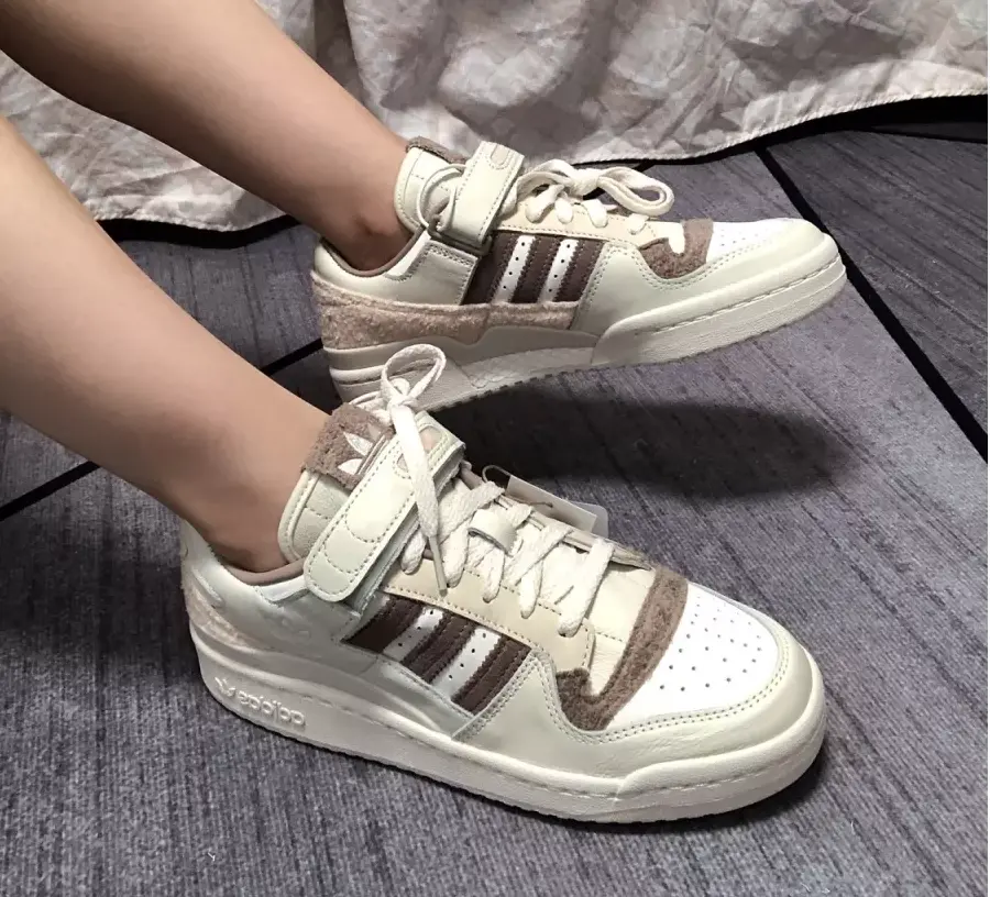 Giày Adidas Forum 84 Low 'Halo Ivory Fleece' GY4126 - Ảnh 4