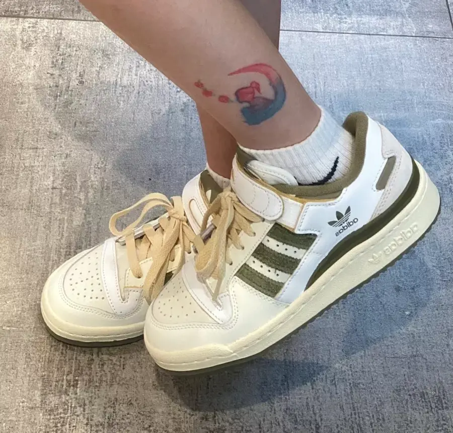 Giày Adidas Originals Forum 84 'Cream Olive' ID4762 - Ảnh 5