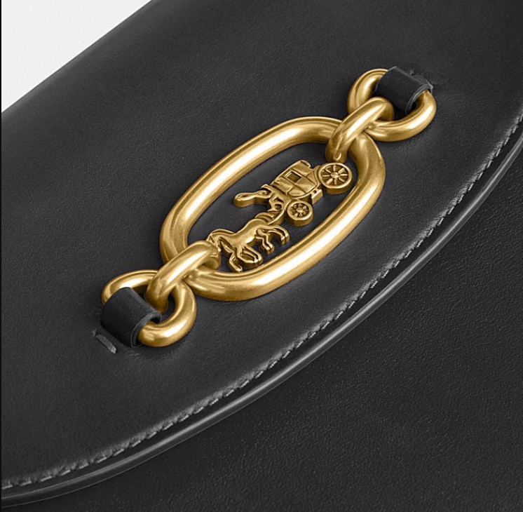 Túi Coach Harlow Top Handle 'Black' CM701-B4-BK - Ảnh 5