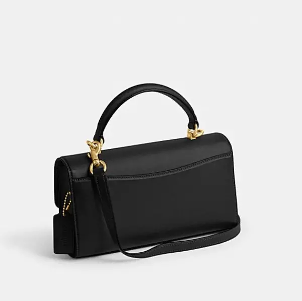 Túi Coach Harlow Top Handle 'Black' CM701-B4-BK - Ảnh 3