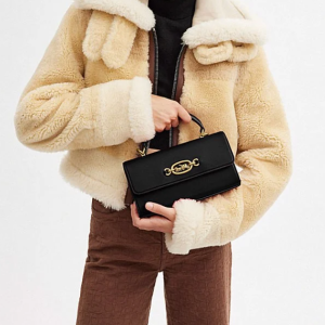 Alternative view of Túi Coach Harlow Top Handle 'Black' CM701-B4-BK