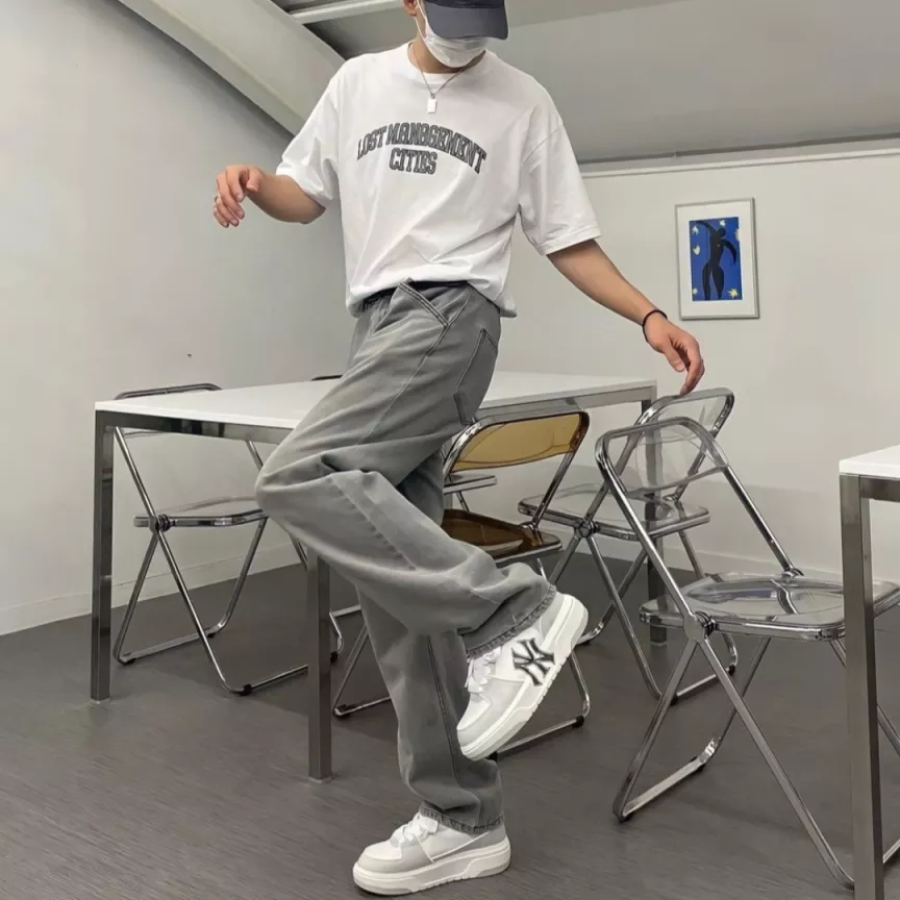 Giày MLB Chunky Liner New York Yankees 'Grey' 3ASXCA12N-50GRL - Ảnh 7