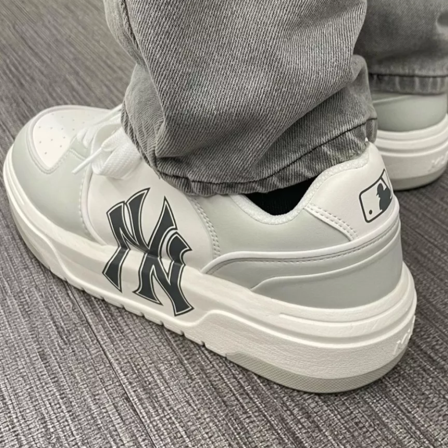 Giày MLB Chunky Liner New York Yankees 'Grey' 3ASXCA12N-50GRL - Ảnh 8