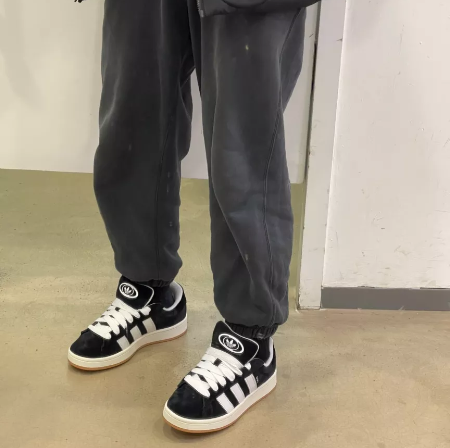 Giày Adidas Campus 00s 'Black Cloud White' HQ8708 - Ảnh 3