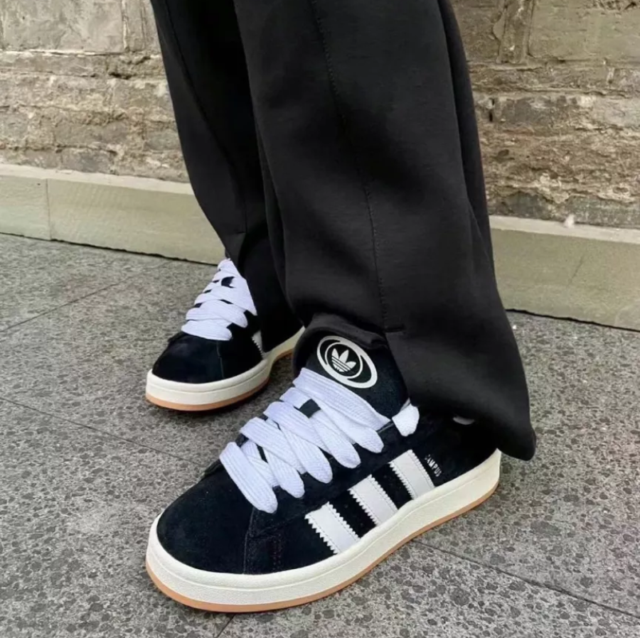 Giày Adidas Campus 00s 'Black Cloud White' HQ8708 - Ảnh 2