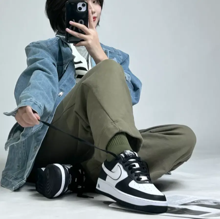 Giày Nike Air Force 1 Low 'Panda' DV0788-001 - Ảnh 9