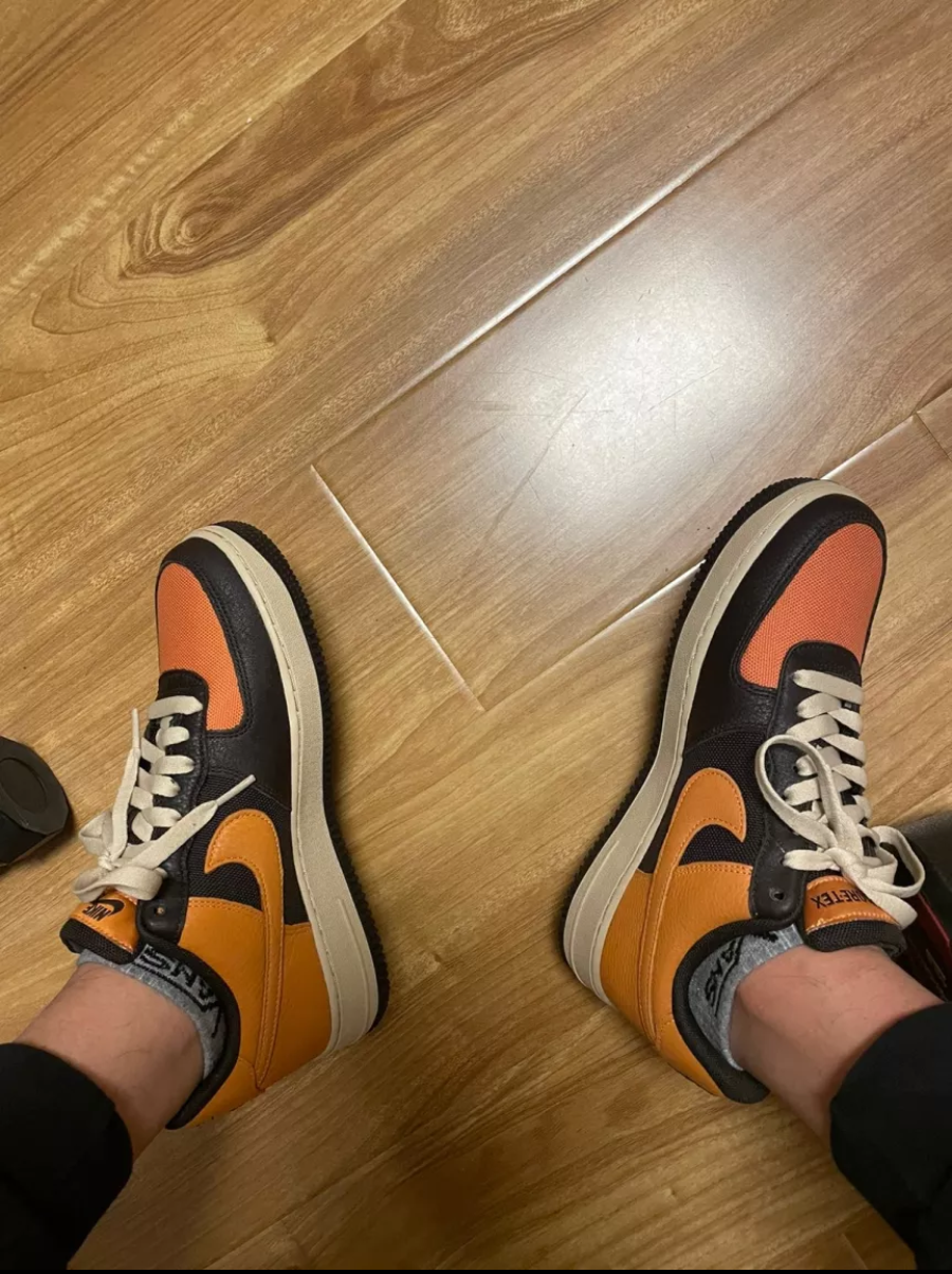 Giày Nike Air Force 1 Low Gore-Tex 'Brown Orange' DO2760-220 - Ảnh 6