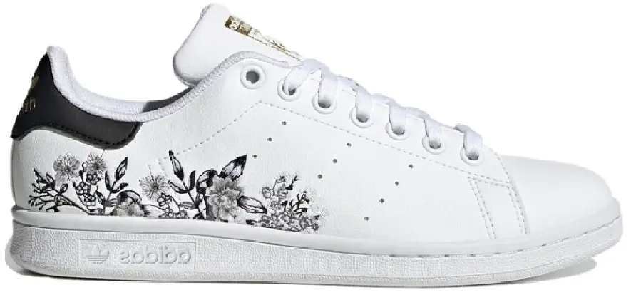 Giày Adidas Stan Smith 'Black Floral White' GV9977