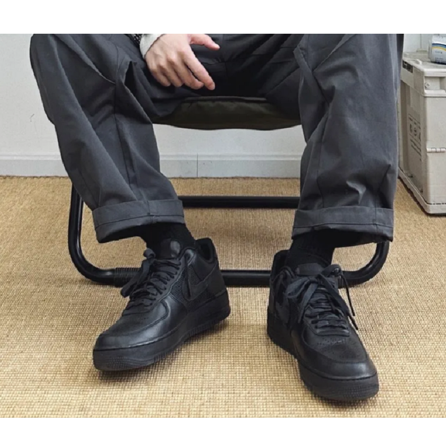 Giày Nike Slam Jam x Air Force 1 Low ‘Black Off Noir’ DX5590-001 - Ảnh 2