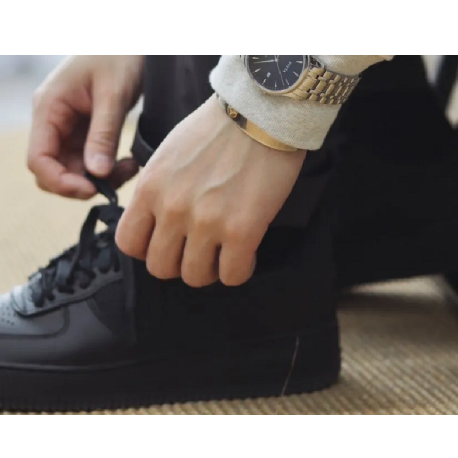 Giày Nike Slam Jam x Air Force 1 Low ‘Black Off Noir’ DX5590-001 - Ảnh 4