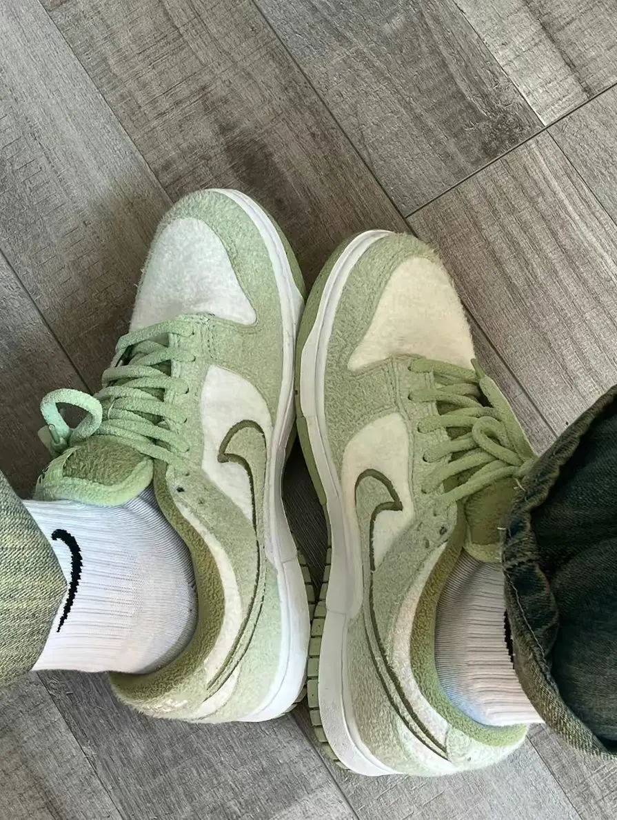 Giày Nike Dunk Low SE Fleece Pack ‘Honeydew’ DQ7579-300 - Ảnh 5