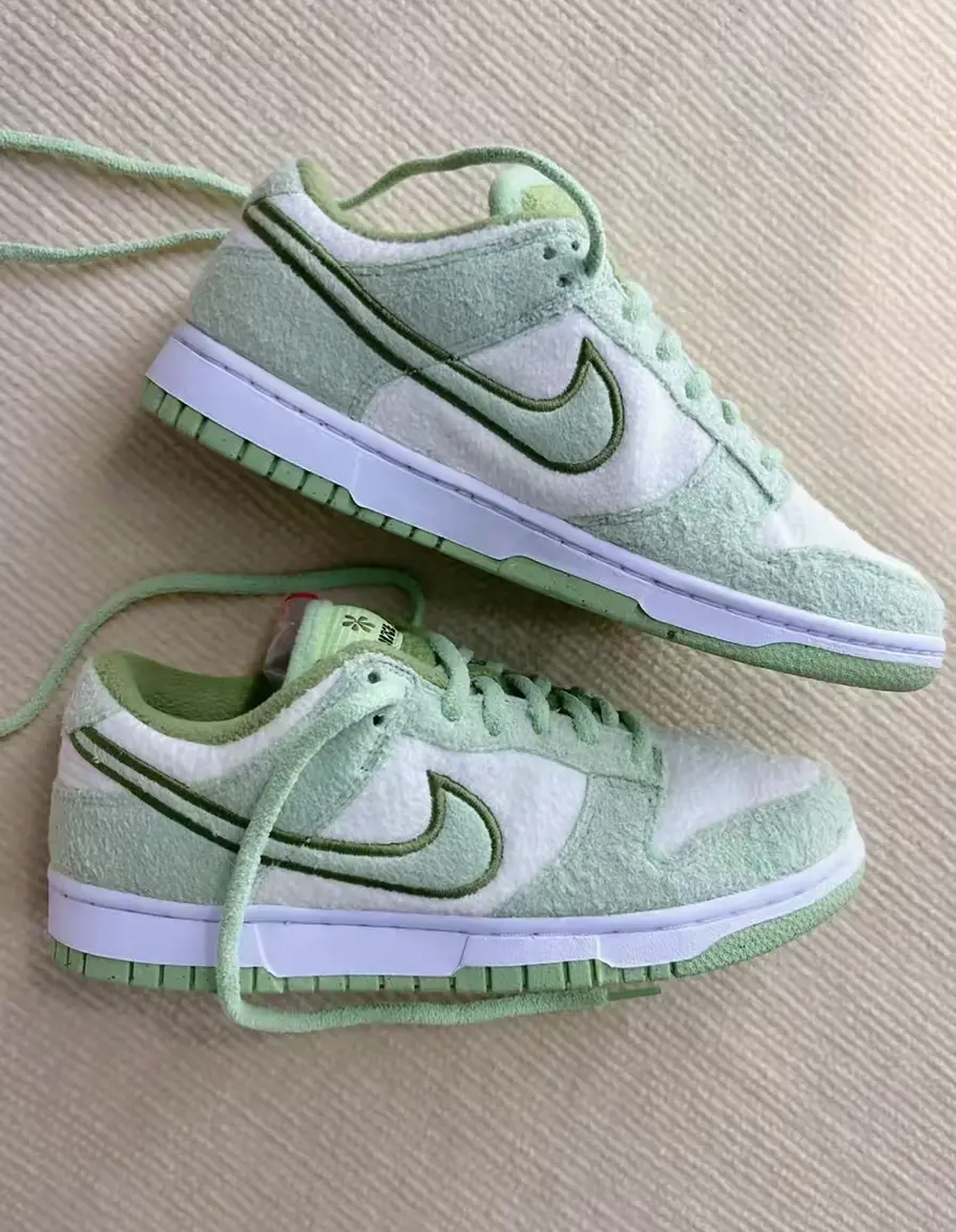 Giày Nike Dunk Low SE Fleece Pack ‘Honeydew’ DQ7579-300 - Ảnh 3