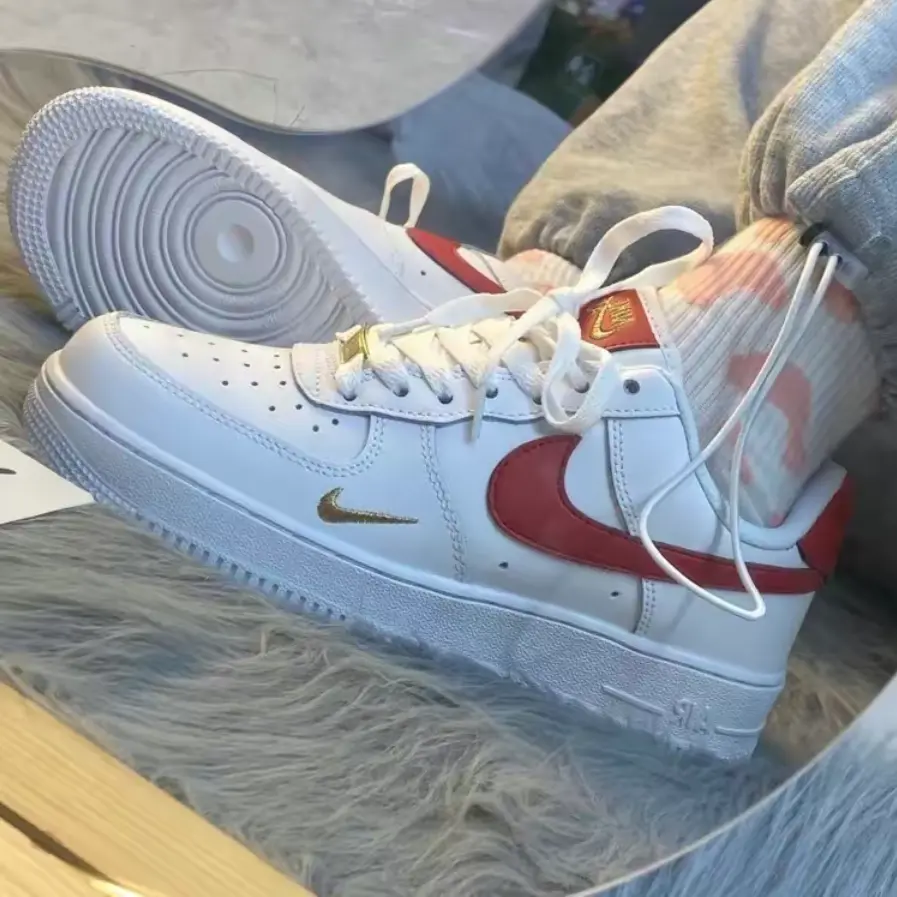 Giày Nike Wmns Air Force 1 Essential Low 'White Gym Red' CZ0270-104 - Ảnh 3