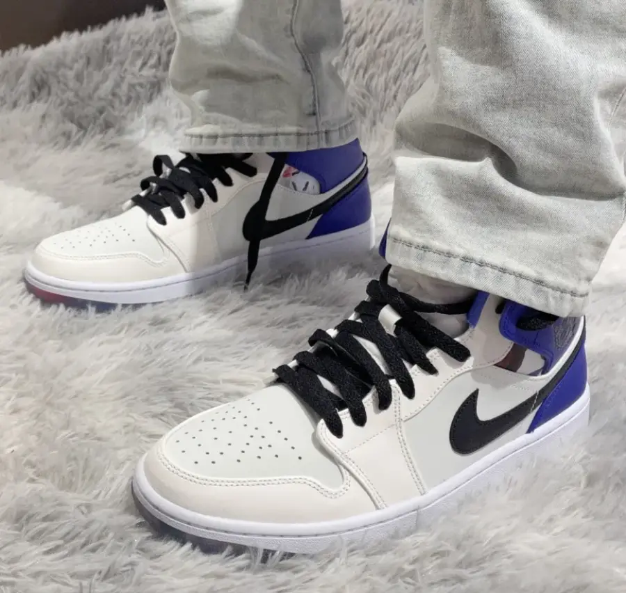 Giày Nike Air Jordan 1 Mid 'Valentine's Day Flowers' FD4330-101 - Ảnh 3