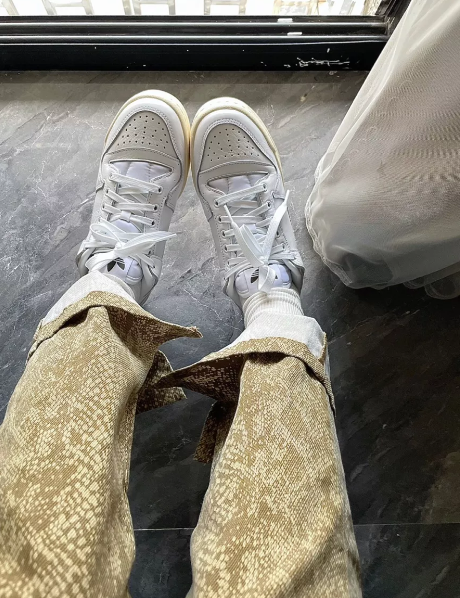 Giày Adidas Forum 84 Low ADV 'White Shadow Olive' GW3180 - Ảnh 3