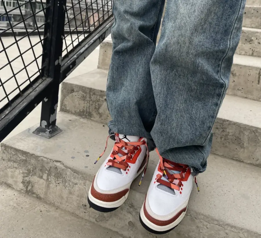 Giày Nike Air Jordan 3 Retro GS 'Mars Stone' DV7028-108 - Ảnh 3