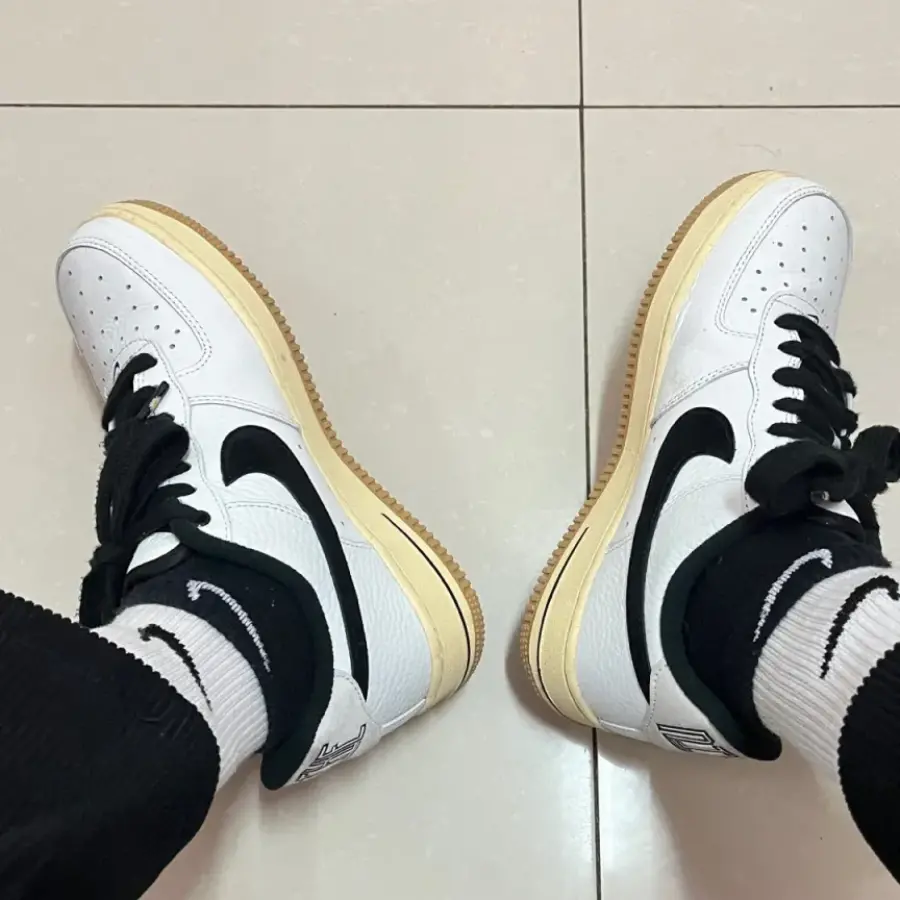 Giày Nike Air Force 1 '07 'Command Force - White Black' DR0148-101 - Ảnh 4