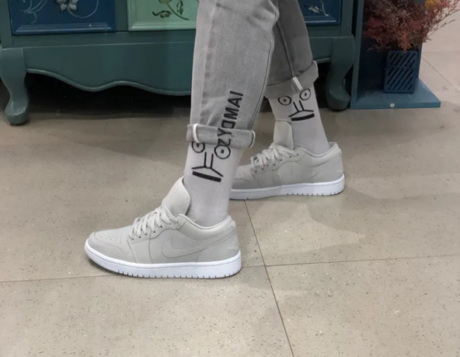 Giày Nike Air Jordan 1 Low 'Grey Fog' DC0774-002 - Ảnh 2