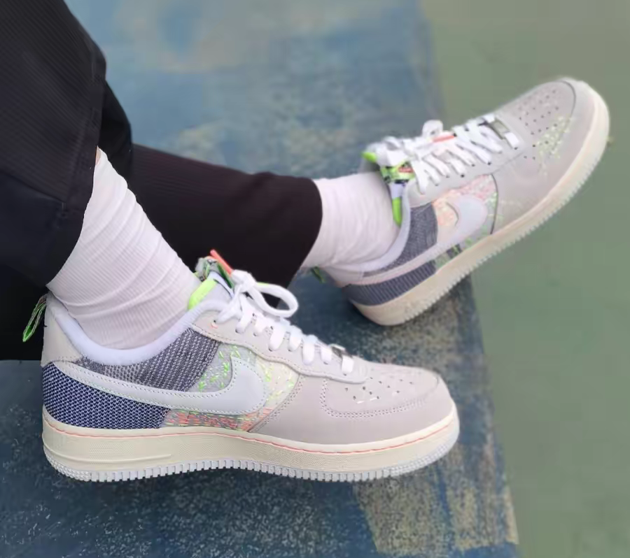 Giày Nike Air Force 1 '07 Premium 'Sashiko' FB1854-111 - Ảnh 4