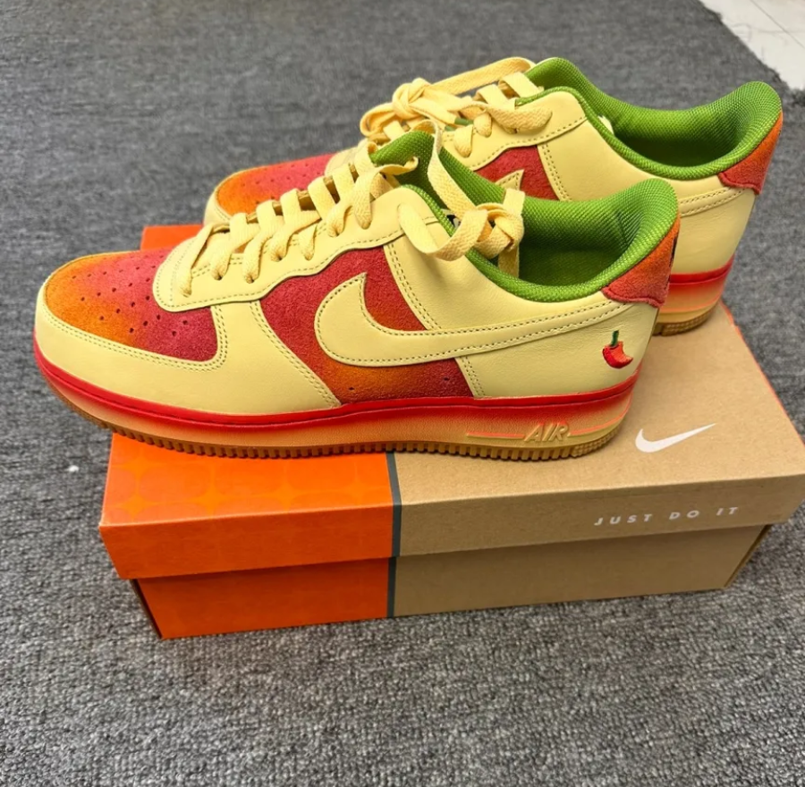 Giày Nike Air Force 1 '07 'Chili Pepper' DZ4493-700 - Ảnh 3