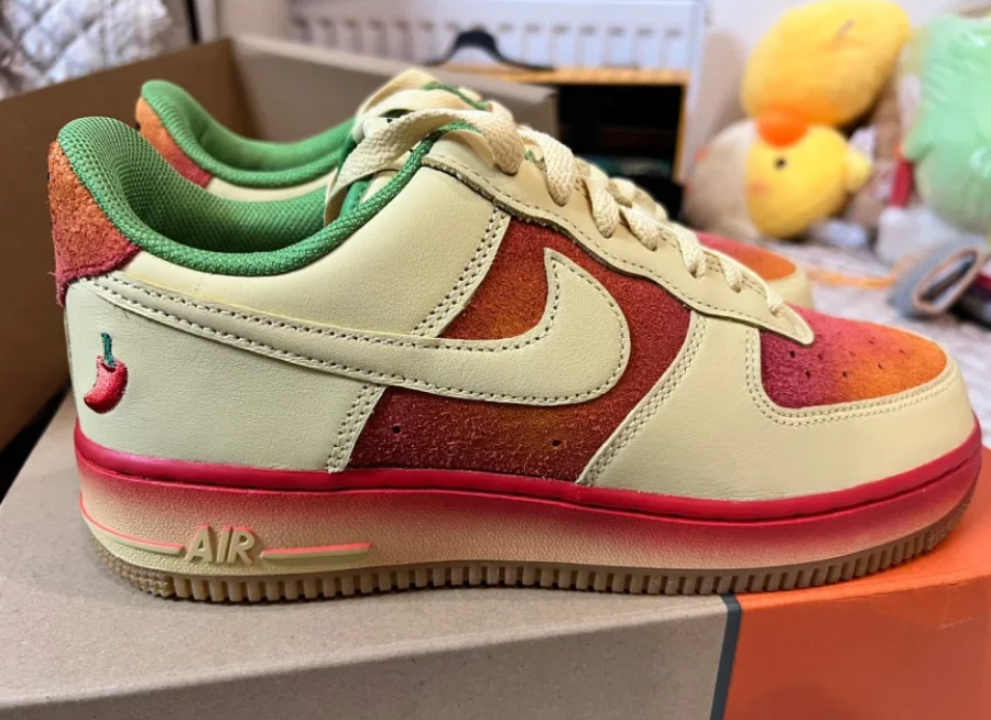 Giày Nike Air Force 1 '07 'Chili Pepper' DZ4493-700 - Ảnh 2