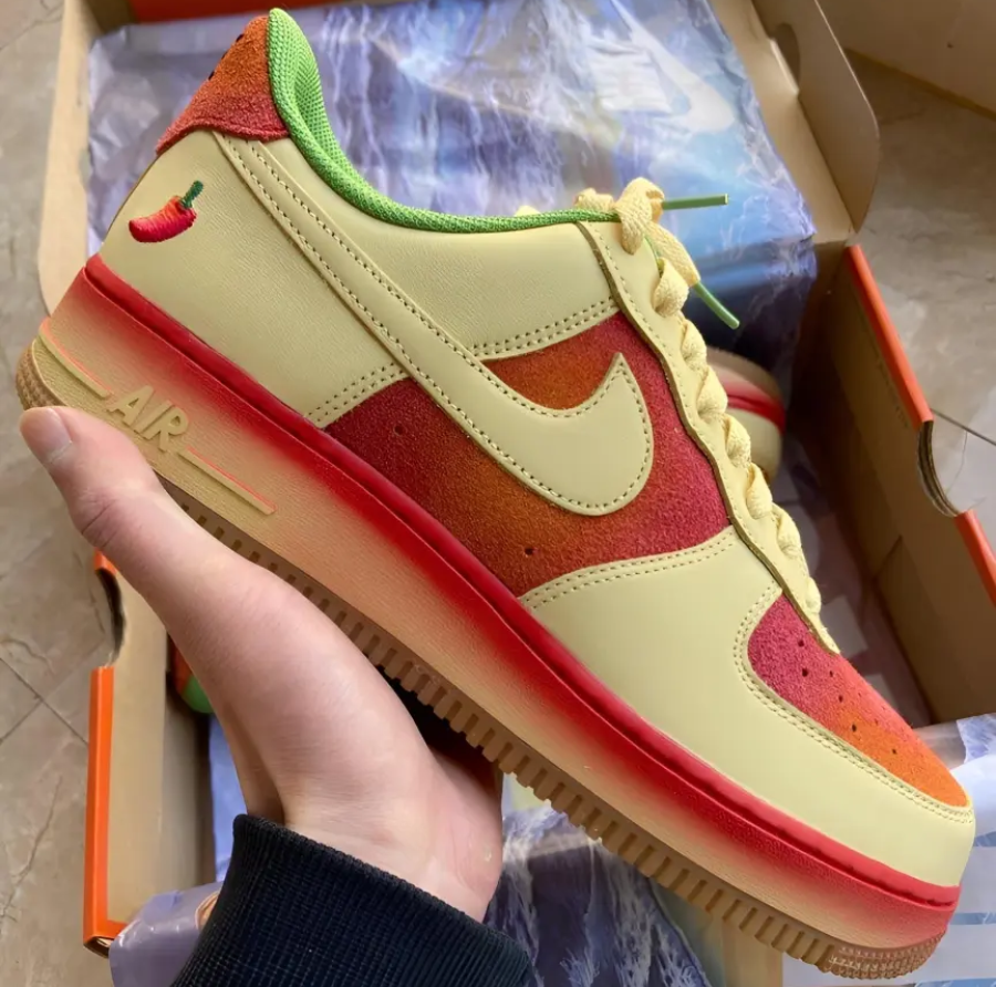 Giày Nike Air Force 1 '07 'Chili Pepper' DZ4493-700 - Ảnh 5