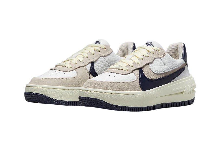 Giày Nike Wmns Air Force 1 PLTAFORM 'Summit White Navy' FB8481-100 - Ảnh 5