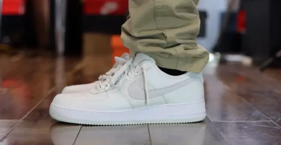 Giày Nike Slam Jam x Air Force 1 Low 'Triple White' DX5590-100 - Ảnh 3