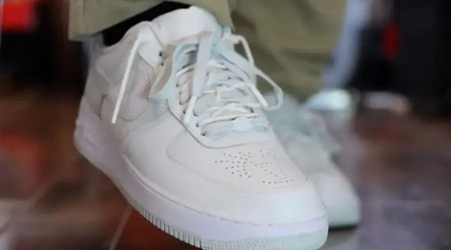 Giày Nike Slam Jam x Air Force 1 Low 'Triple White' DX5590-100 - Ảnh 5