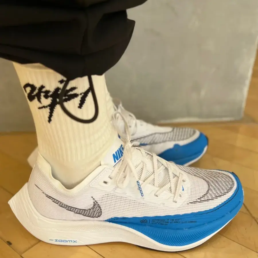 Giày Nike ZoomX Vaporfly Next% 2 'White Photo Blue' CU4111-102 - Ảnh 5