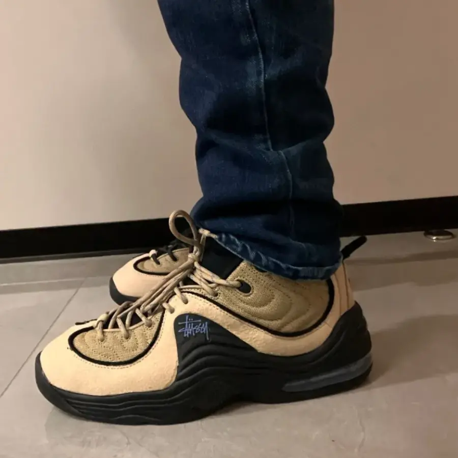 Alternative view of Giày Nike Air Penny 2 'Stussy Rattan Limestone' DX6934-200