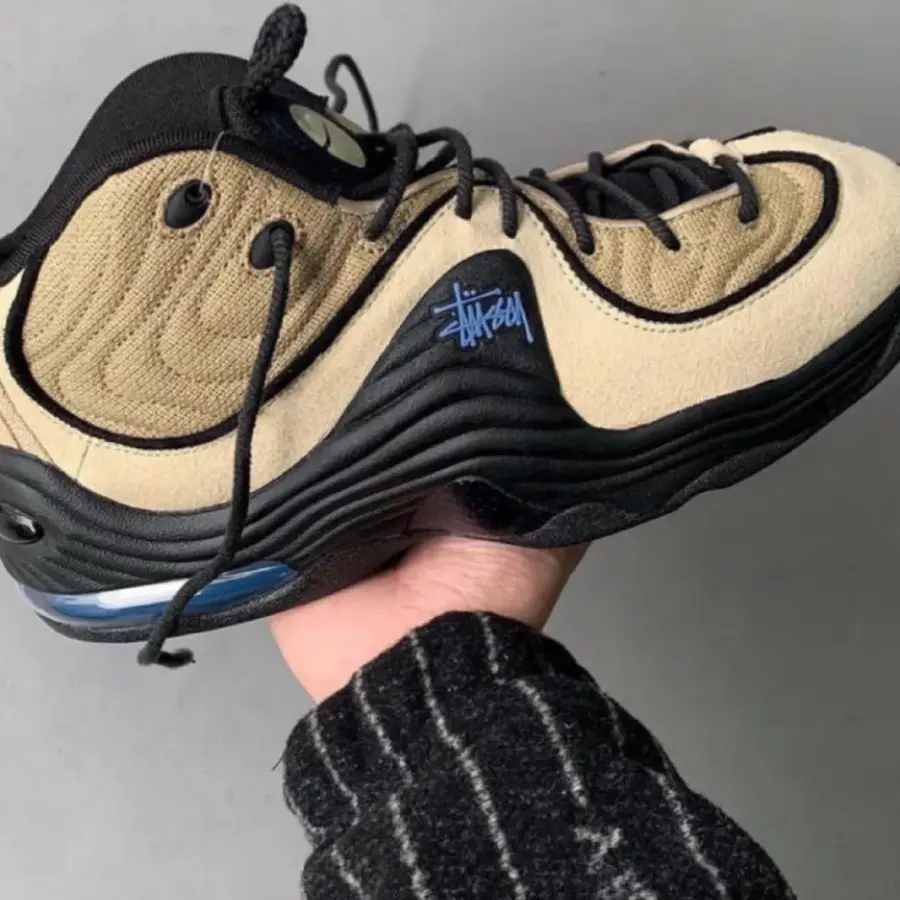 Giày Nike Air Penny 2 'Stussy Rattan Limestone' DX6934-200 - Ảnh 4