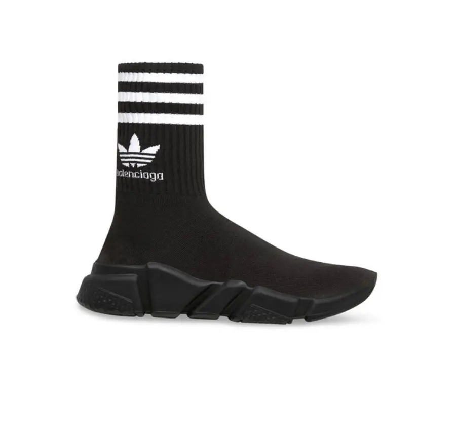 Alternative view of Giày Balenciaga x Adidas Speed 'Black And White' 717591WBDV11009