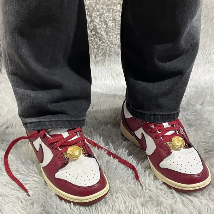 Giày Nike Dunk Low SE 'Just Do It Sail Team Red' DV1160-101 - Ảnh 4