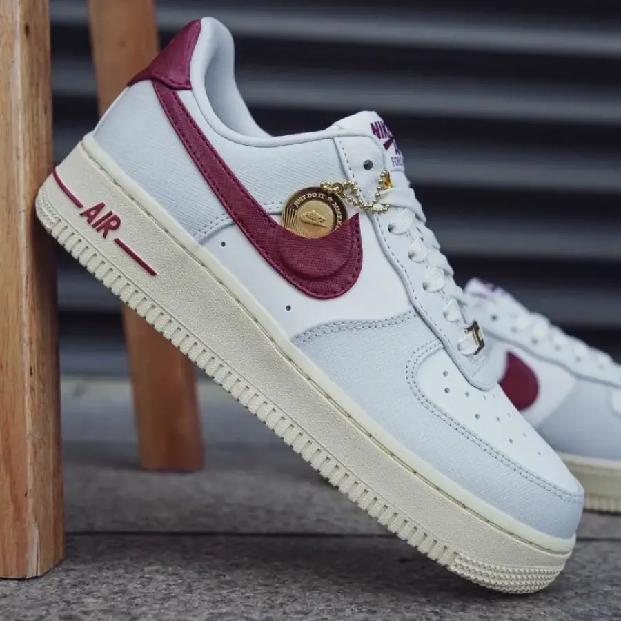 Giày Nike Air Force 1 Low Just Do It 'Photon Dust Team Red' DV7584-001 - Ảnh 3