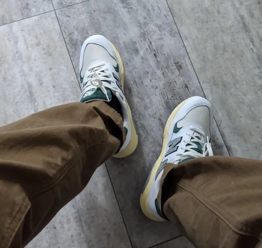 Giày New Balance 580 'White Nightwatch Green' MT580RCA - Ảnh 6