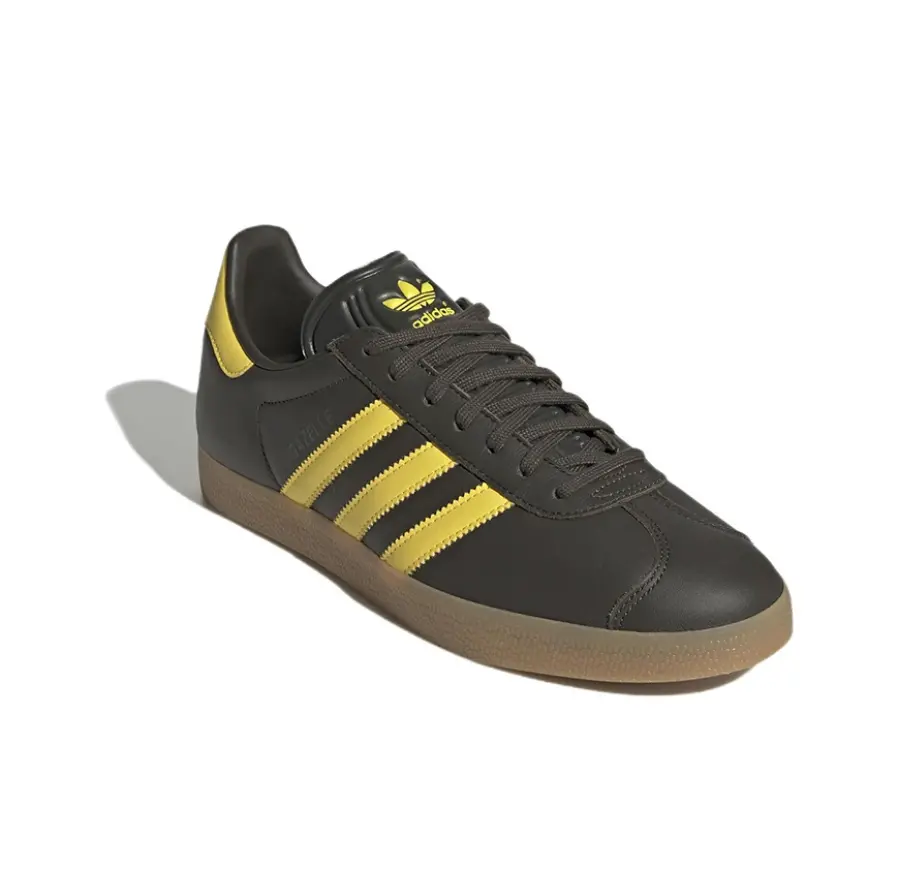 Giày Adidas Gazelle 'Shadow Olive Yellow Gum' HQ9873 - Ảnh 3