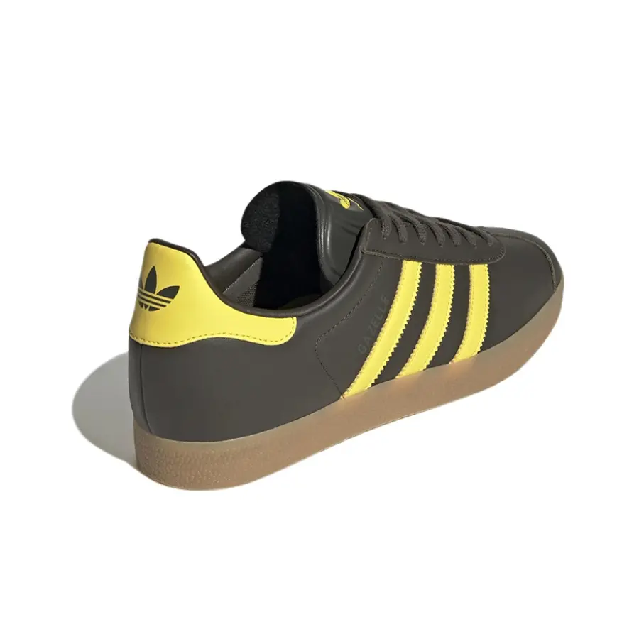 Giày Adidas Gazelle 'Shadow Olive Yellow Gum' HQ9873 - Ảnh 4