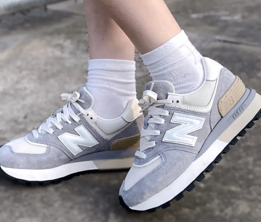 Giày New Balance 574 Legacy 'Team Away Grey Angora' U574LGRG - Ảnh 4