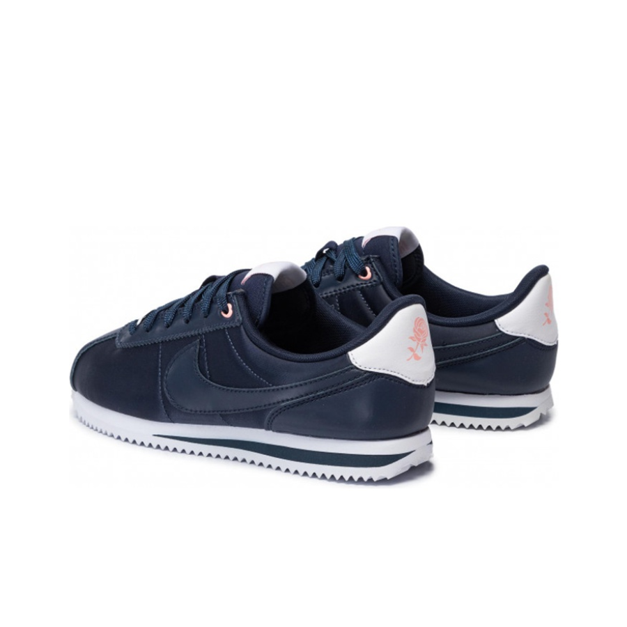 Giày Nike Cortez Basic Valentine's Day 'Obsidian' AV3519-400 - Ảnh 4