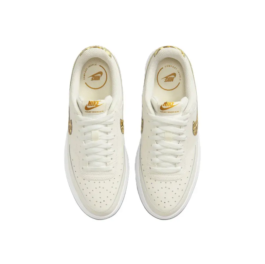 Giày Nike Court Vision Alta 'White' DM0113-004 - Ảnh 3