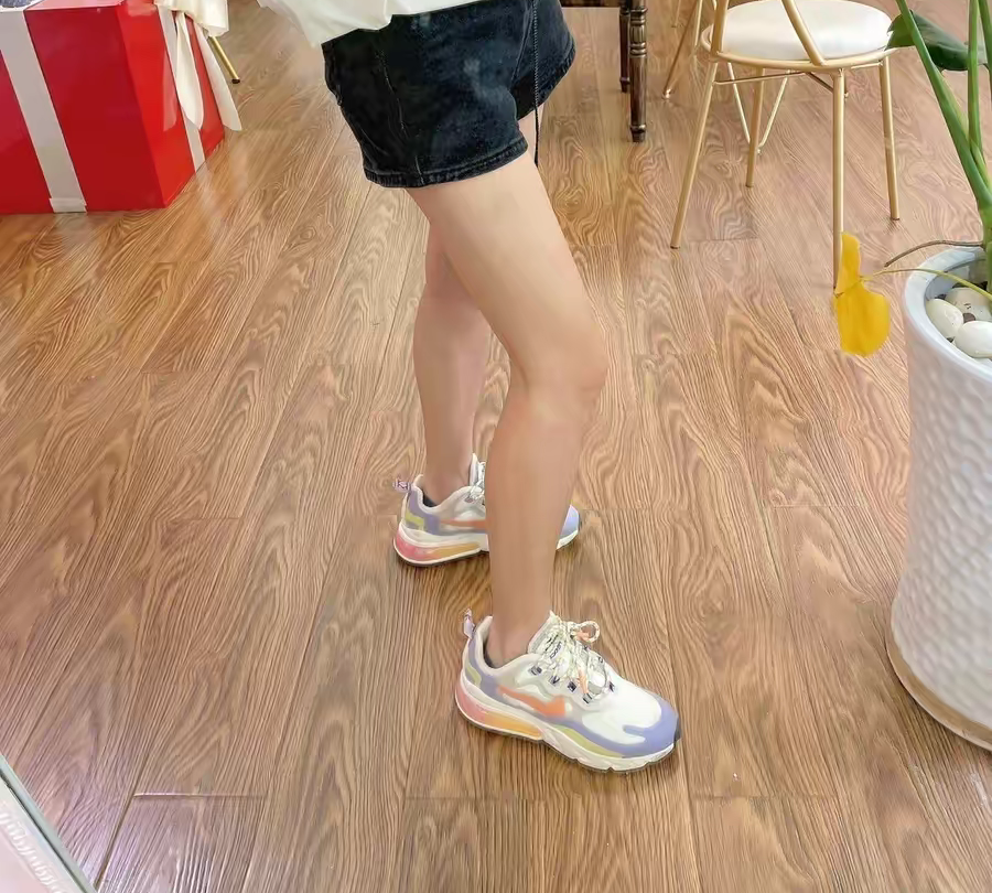 Giày Nike Air Max 270 React 'Sail Orange Frost' DC3276-101 - Ảnh 4