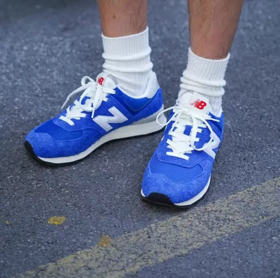 Giày New Balance 574 'Blue White' U574WL2 - Ảnh 4