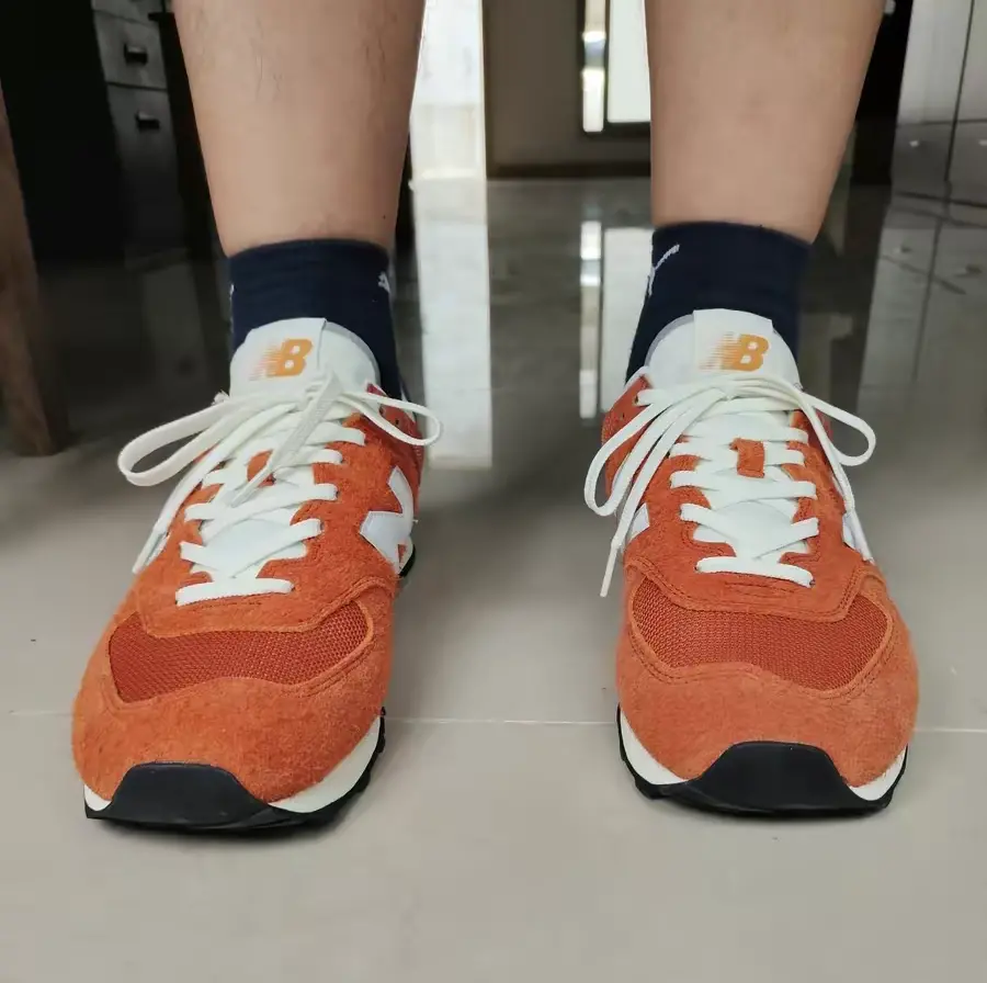 Giày New Balance 574 'Orange Burst' U574HT2 - Ảnh 5