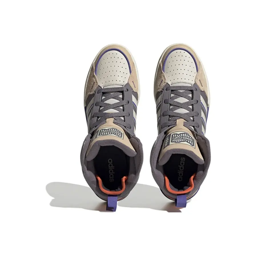 Giày Adidas 100DB Mid Trace Grey Magic Beige GX4596 - Ảnh 3