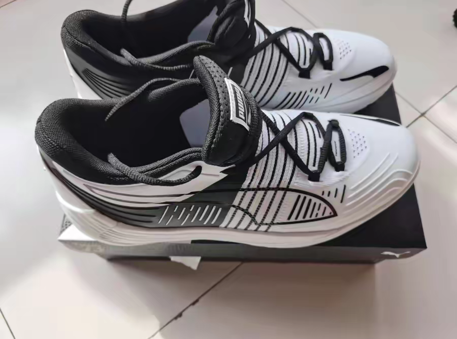 Giày Puma Fusion Nitro White Black 376639-01 - Ảnh 6