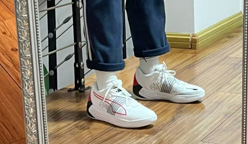 Giày Puma Fusion Nitro 'White High Risk Red' 195514-04 - Ảnh 5